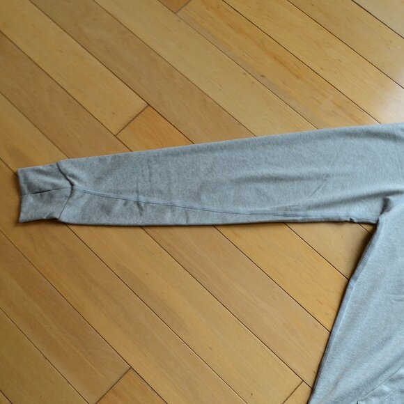 Quince Flowknit Pullover Hoodie US XS Women Heather Aloe - Picture 4 of 11